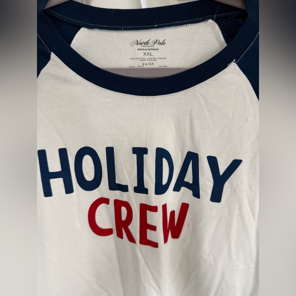 Men’s Holiday Crew Pajama Set - Picture 2 of 6